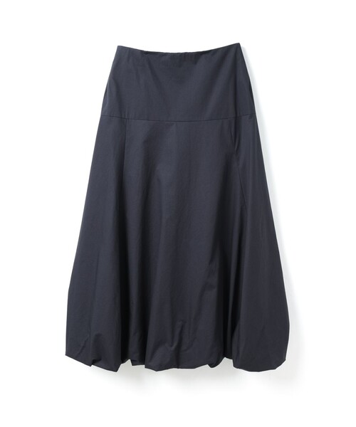 mizuiroind（ミズイロインド）の「mizuiro ind ロングフレアバルーンスカート（スカート・レディース・ネイビー/カーキ/ブラック/ベージュ・FREE）」の4枚目の写真