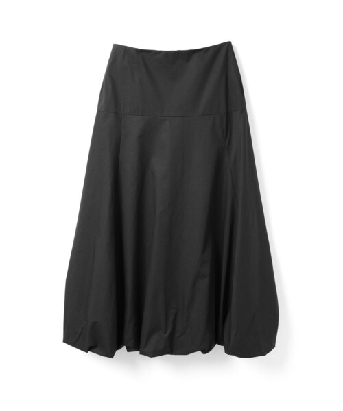 mizuiroind（ミズイロインド）の「mizuiro ind ロングフレアバルーンスカート（スカート・レディース・ネイビー/カーキ/ブラック/ベージュ・FREE）」の2枚目の写真