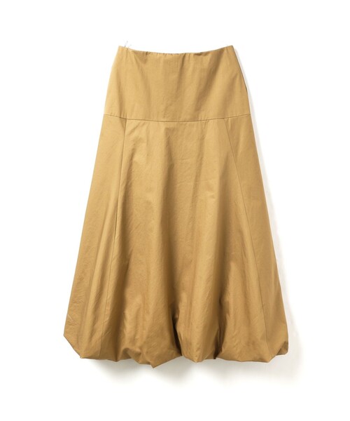 mizuiroind（ミズイロインド）の「mizuiro ind ロングフレアバルーンスカート（スカート・レディース・ネイビー/カーキ/ブラック/ベージュ・FREE）」の5枚目の写真