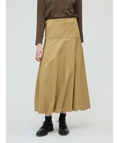 mizuiroind（ミズイロインド）の「mizuiro ind ロングフレアバルーンスカート（スカート・レディース・ネイビー/カーキ/ブラック/ベージュ・FREE）」の13枚目の写真