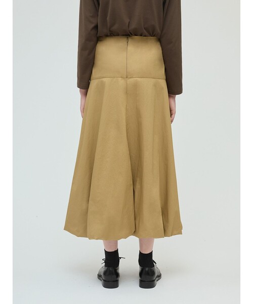 mizuiroind（ミズイロインド）の「mizuiro ind ロングフレアバルーンスカート（スカート・レディース・ネイビー/カーキ/ブラック/ベージュ・FREE）」の16枚目の写真