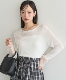 earth music&ecology | シアースリーブプルオーバー(Tシャツ/カットソー)