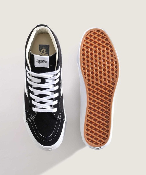 VANS(バンズ)の「VANS PREMIUM スケートハイ / Sk8-Hi Reissue 38 LX BLACK VN000CR0BA21(スニーカー・メンズ・ブラック・5/5.5/6/7/7.5/8/8.5/9/9.5/10/11/11.5/12/6.5/4)」の3枚目の写真