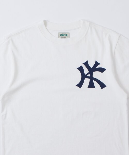 WHO'S WHO gallery（フーズフーギャラリー）の「KOOKYN KYロゴTEE（Tシャツ/カットソー・メンズ・バーガンディー/ホワイト/ブラック/ネイビー・SMALL/MEDIUM/LARGE/X-SMALL）」の14枚目の写真