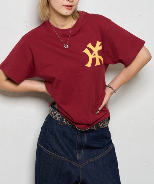 WHO'S WHO gallery（フーズフーギャラリー）の「KOOKYN KYロゴTEE（Tシャツ/カットソー・メンズ・バーガンディー/ホワイト/ブラック/ネイビー・SMALL/MEDIUM/LARGE/X-SMALL）」の8枚目の写真