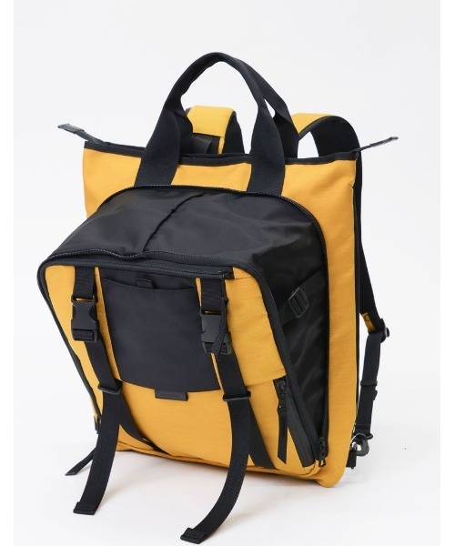 master-piece（マスターピース）の「master-piece / squared バックパック / No.224101（バックパック/リュック・メンズ・ブラック/イエロー・FREE）」の20枚目の写真