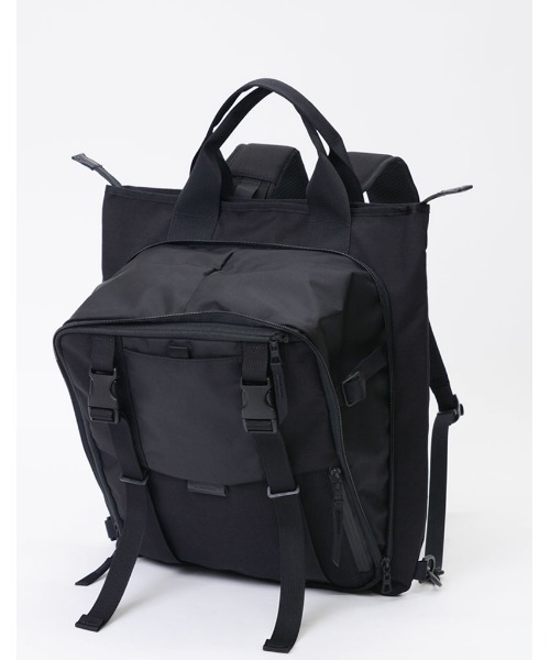 master-piece（マスターピース）の「master-piece / squared バックパック / No.224101（バックパック/リュック・メンズ・ブラック/イエロー・FREE）」の10枚目の写真