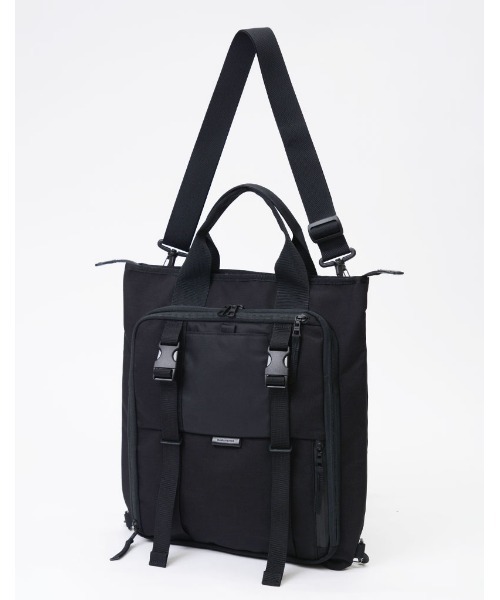 master-piece（マスターピース）の「master-piece / squared バックパック / No.224101（バックパック/リュック・メンズ・ブラック/イエロー・FREE）」の9枚目の写真