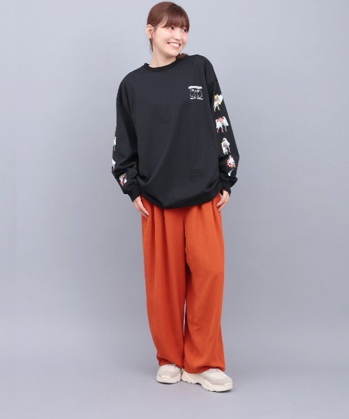 チチカカ（チチカカ）の「おばけルチャプリントロングTシャツ（Tシャツ/カットソー・メンズ・ホワイト/ブルー/ブラック・FREE）」の20枚目の写真