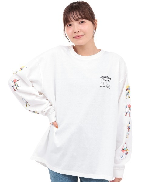 チチカカ（チチカカ）の「おばけルチャプリントロングTシャツ（Tシャツ/カットソー・メンズ・ホワイト/ブルー/ブラック・FREE）」の22枚目の写真