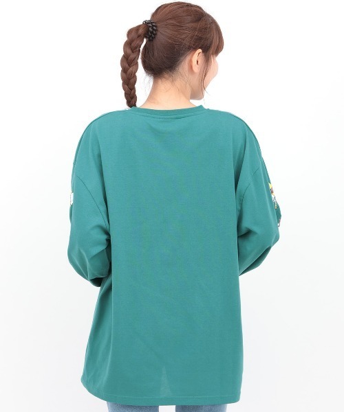 チチカカ（チチカカ）の「おばけルチャプリントロングTシャツ（Tシャツ/カットソー・メンズ・ホワイト/ブルー/ブラック・FREE）」の6枚目の写真