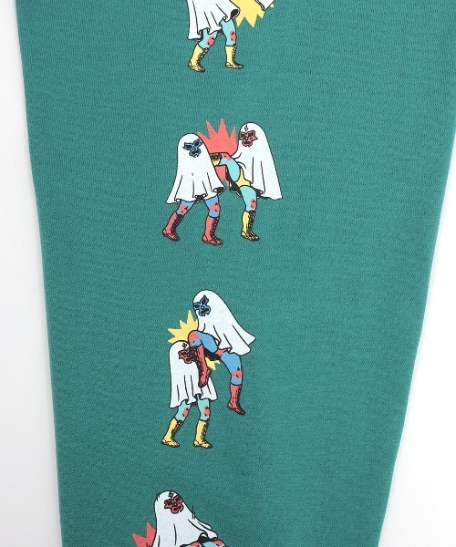 チチカカ（チチカカ）の「おばけルチャプリントロングTシャツ（Tシャツ/カットソー・メンズ・ホワイト/ブルー/ブラック・FREE）」の10枚目の写真