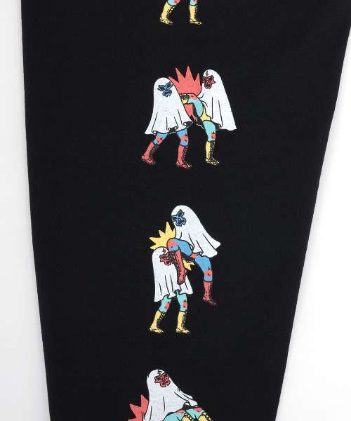 チチカカ（チチカカ）の「おばけルチャプリントロングTシャツ（Tシャツ/カットソー・メンズ・ホワイト/ブルー/ブラック・FREE）」の11枚目の写真