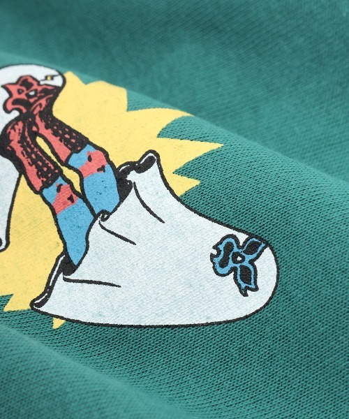 チチカカ（チチカカ）の「おばけルチャプリントロングTシャツ（Tシャツ/カットソー・メンズ・ホワイト/ブルー/ブラック・FREE）」の12枚目の写真