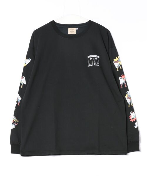チチカカ（チチカカ）の「おばけルチャプリントロングTシャツ（Tシャツ/カットソー・メンズ・ホワイト/ブルー/ブラック・FREE）」の18枚目の写真