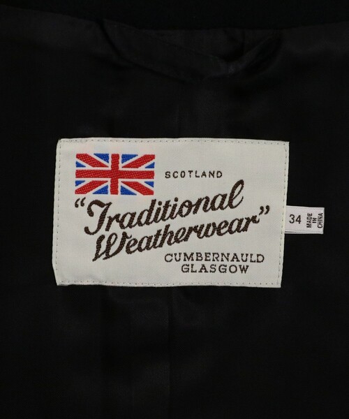 セール】【別注】＜Traditional Weatherwear＞LINTON ノーカラー
