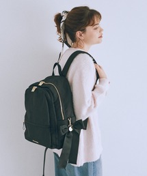 メドンゾフルール　リュック リボンMリュック/Maison de FLEUR（メゾン ド フルール）の