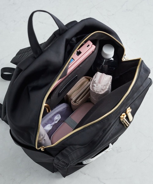 撥水加工ポケットリボンリュック（バックパック/リュック