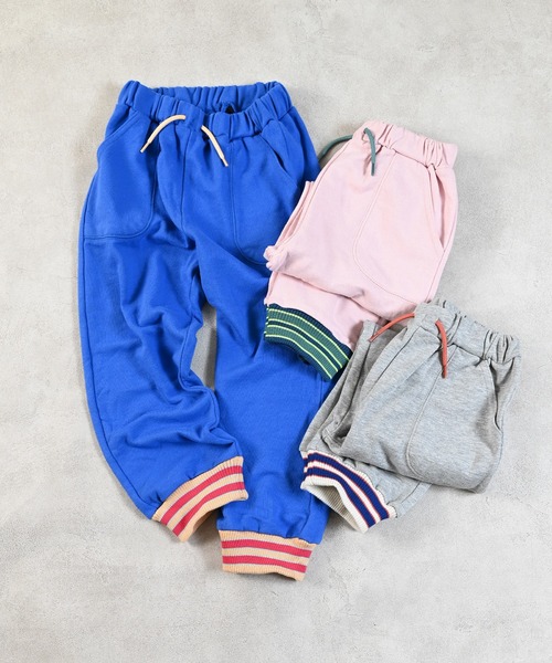 Life Support Products(ライフサポートプロダクツ)の「ラインリブスウェットパンツ(スウェットパンツ・キッズ・杢グレー/ブルー/ライトピンク・80/90/95/100/110/120/130)」の16枚目の写真