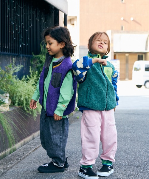 Life Support Products(ライフサポートプロダクツ)の「ラインリブスウェットパンツ(スウェットパンツ・キッズ・杢グレー/ブルー/ライトピンク・80/90/95/100/110/120/130)」の15枚目の写真