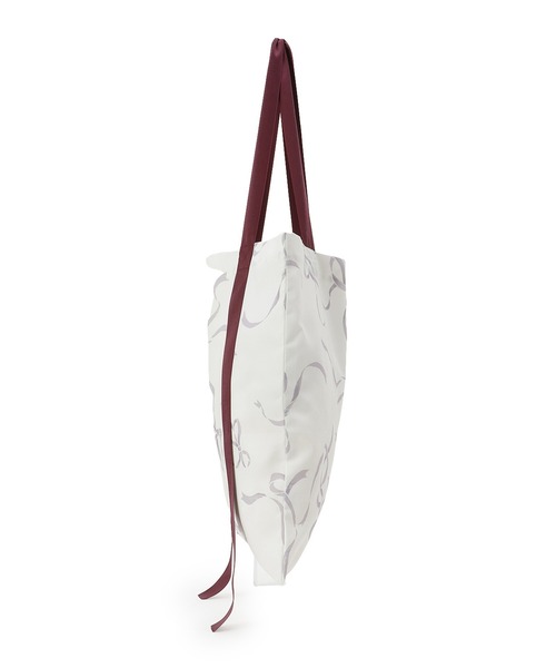 WILLSELECTION（ウィルセレクション）の「リボンプリントトートバッグ（トートバッグ・レディース・ピンク/ブラック/オフホワイト・FREE）」の6枚目の写真