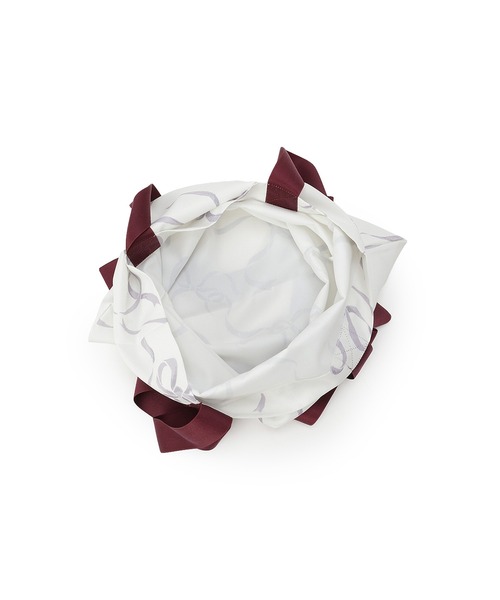 WILLSELECTION（ウィルセレクション）の「リボンプリントトートバッグ（トートバッグ・レディース・ピンク/ブラック/オフホワイト・FREE）」の8枚目の写真