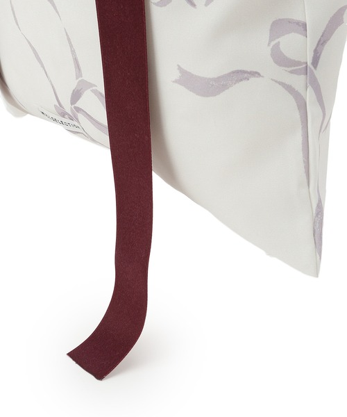 WILLSELECTION（ウィルセレクション）の「リボンプリントトートバッグ（トートバッグ・レディース・ピンク/ブラック/オフホワイト・FREE）」の9枚目の写真