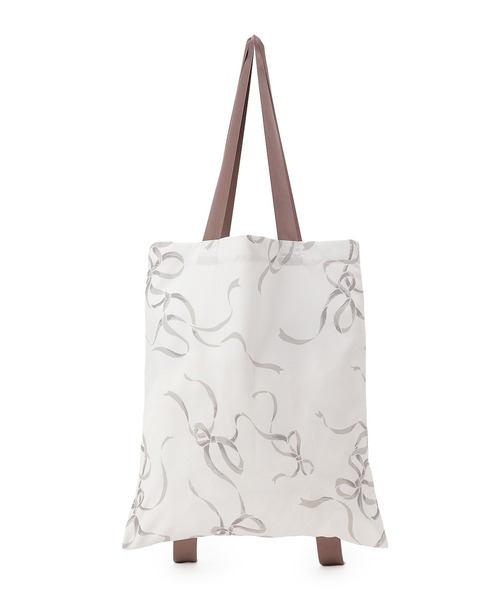 WILLSELECTION（ウィルセレクション）の「リボンプリントトートバッグ（トートバッグ・レディース・ピンク/ブラック/オフホワイト・FREE）」の13枚目の写真