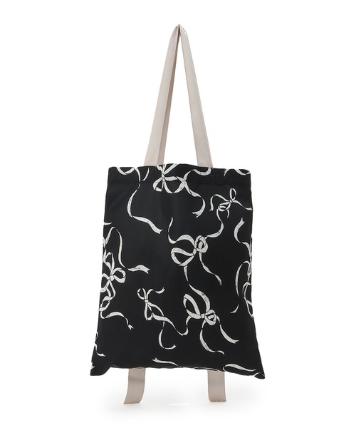 WILLSELECTION（ウィルセレクション）の「リボンプリントトートバッグ（トートバッグ・レディース・ピンク/ブラック/オフホワイト・FREE）」の19枚目の写真