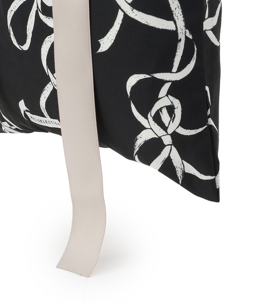 WILLSELECTION（ウィルセレクション）の「リボンプリントトートバッグ（トートバッグ・レディース・ピンク/ブラック/オフホワイト・FREE）」の21枚目の写真