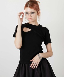 led.tokyo | 【led.tokyo】DESIGN OPEN TEE/デザインオープンTシャツ(Tシャツ/カットソー)