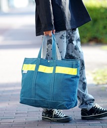 THE MILES（ザ マイルズ）の「WEEKEND(ER)  SAFETY DENIM TOTE（トートバッグ）」