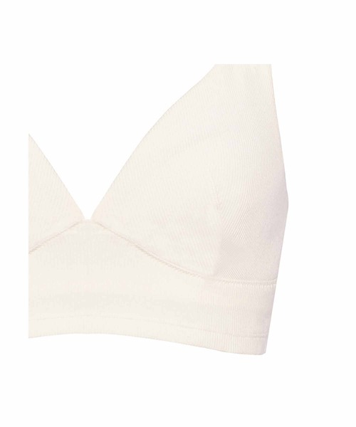 AMOSTYLE BY Triumph（アモスタイルバイトリンプ）の「リブ ブラレット AMST800 N-Top JX（ブラジャー・レディース・ブラック/ホワイト/ブラウン・L/M/S）」の10枚目の写真