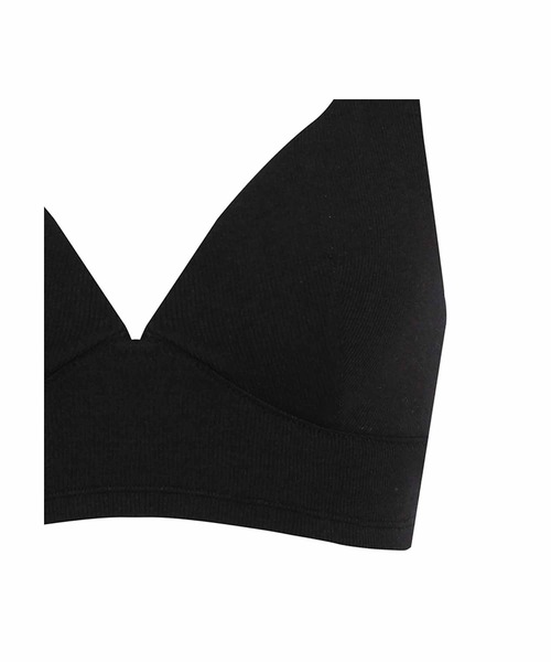 AMOSTYLE BY Triumph（アモスタイルバイトリンプ）の「リブ ブラレット AMST800 N-Top JX（ブラジャー・レディース・ブラック/ホワイト/ブラウン・L/M/S）」の11枚目の写真