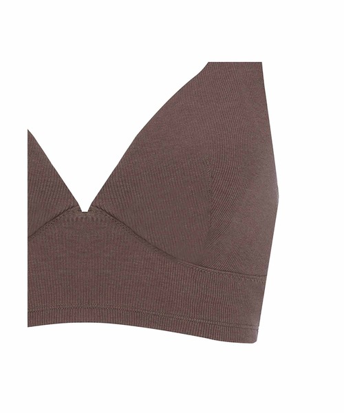 AMOSTYLE BY Triumph（アモスタイルバイトリンプ）の「リブ ブラレット AMST800 N-Top JX（ブラジャー・レディース・ブラック/ホワイト/ブラウン・L/M/S）」の12枚目の写真