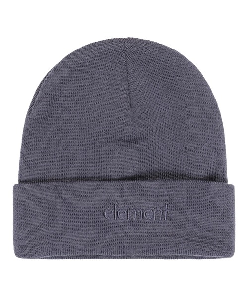 ELEMENT(エレメント)の「ELEMENT メンズ MID LOWCASE BEANIE ビーニー 【2025年秋冬モデル】/エレメントロゴ刺繍ニットキャップ・ビーニー(ニットキャップ/ビーニー・メンズ・パープル/ブラック/グレー・FREE)」の10枚目の写真