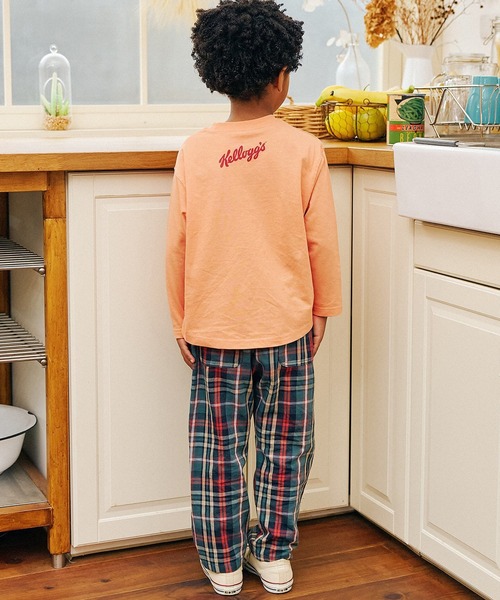 F.O.KIDS（エフオーキッズ）の「F.O.KIDS/エフオーキッズ シェフパンツ 総柄（その他パンツ・キッズ・アイボリー/チェック/イエロー/インディゴブルー/チャコール/キナリ/ブラウン/カーキ・130/160/150/140）」の19枚目の写真