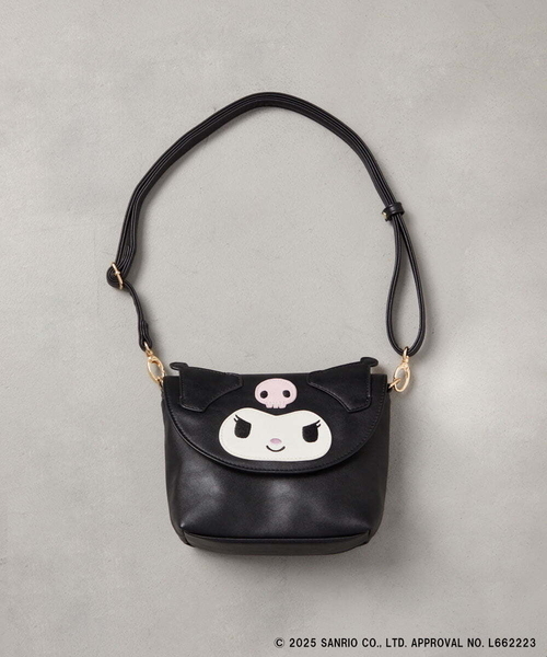 a.v.v（アーヴェヴェ）の「【数量限定】[KIDS]［マイメロディ／クロミ］お顔ショルダーバッグ（ショルダーバッグ・キッズ・ブラック/ライトピンク・120）」の19枚目の写真