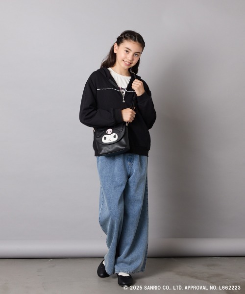 a.v.v（アーヴェヴェ）の「【数量限定】[KIDS]［マイメロディ／クロミ］お顔ショルダーバッグ（ショルダーバッグ・キッズ・ブラック/ライトピンク・120）」の7枚目の写真