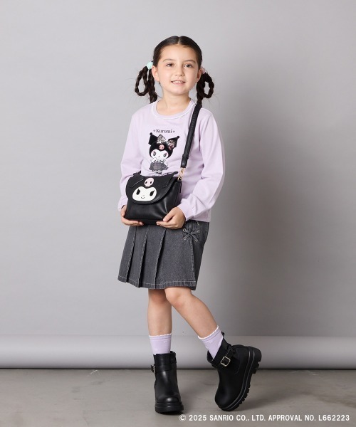 a.v.v（アーヴェヴェ）の「【数量限定】[KIDS]［マイメロディ／クロミ］お顔ショルダーバッグ（ショルダーバッグ・キッズ・ブラック/ライトピンク・120）」の12枚目の写真