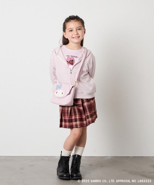 a.v.v（アーヴェヴェ）の「【数量限定】[KIDS]［マイメロディ／クロミ］お顔ショルダーバッグ（ショルダーバッグ・キッズ・ブラック/ライトピンク・120）」の17枚目の写真