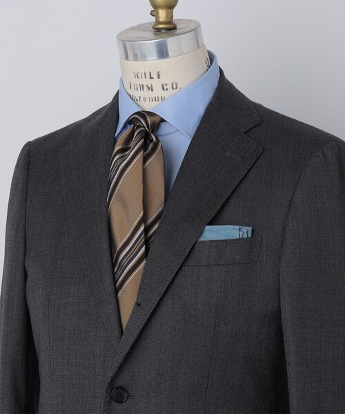 SHIPS（シップス）の「SHIPS: シルク マルチ ストライプ ネクタイ（ネクタイ・メンズ・ネイビー/ブラウン/ダークグレー/ベージュ系その他・1）」の6枚目の写真