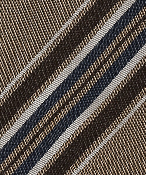 SHIPS（シップス）の「SHIPS: シルク マルチ ストライプ ネクタイ（ネクタイ・メンズ・ネイビー/ブラウン/ダークグレー/ベージュ系その他・1）」の10枚目の写真