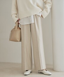 新品　未使用タグ付き　グリーンレーベルリラクシング ベージュ　パンツセットアップ 極美品☆GREEN LABEL RELAXING ベージュパンツセットアップ
