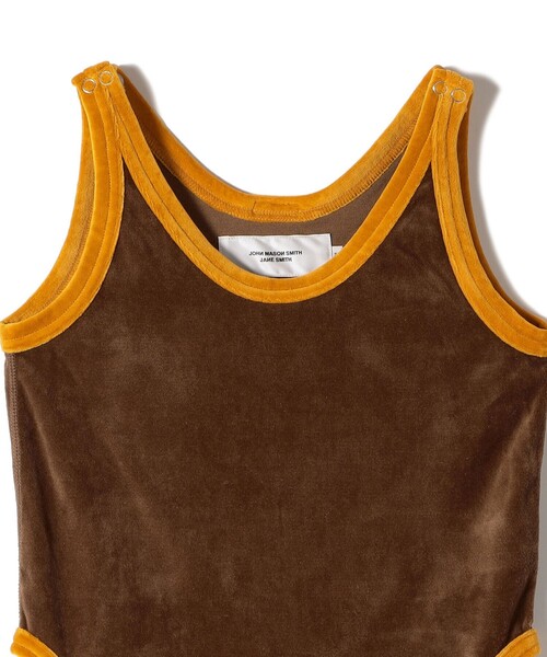 JANE SMITH:〈洗濯機可能〉C/velour U&D タンクトップ（キャミソール