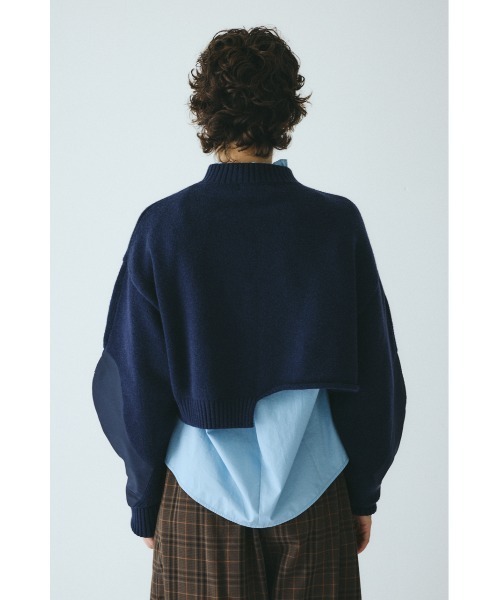 HeRIN.CYE(ヘリンドットサイ)の「Asymmetrry hem knit tops アシンメトリーヘムニットトップス(ニット/セーター・レディース・レッド/オフホワイト/グレー/ネイビー・FREE)」の19枚目の写真