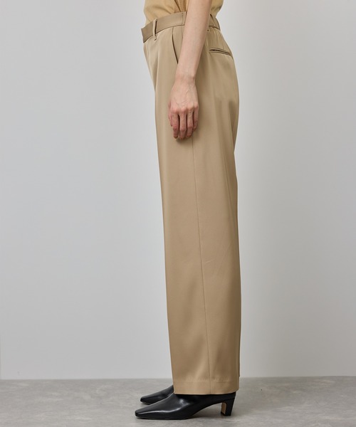 ROPE'(ロペ)の「センタープレスパンツ(トリアセテートツイル/デニムライク)(その他パンツ・レディース・ベージュ/レッド/ブルー・38/36)」の13枚目の写真