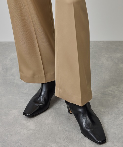 ROPE'(ロペ)の「センタープレスパンツ(トリアセテートツイル/デニムライク)(その他パンツ・レディース・ベージュ/レッド/ブルー・38/36)」の18枚目の写真