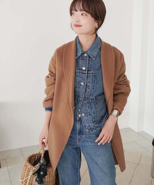 Levi's（リーバイス）の「Levi’s/リーバイス SLOBE別注 BALLOON SLEEVE TRACKER デニムジャケット（デニムジャケット・レディース・ブルー・SMALL/XX-SMALL）」の5枚目の写真