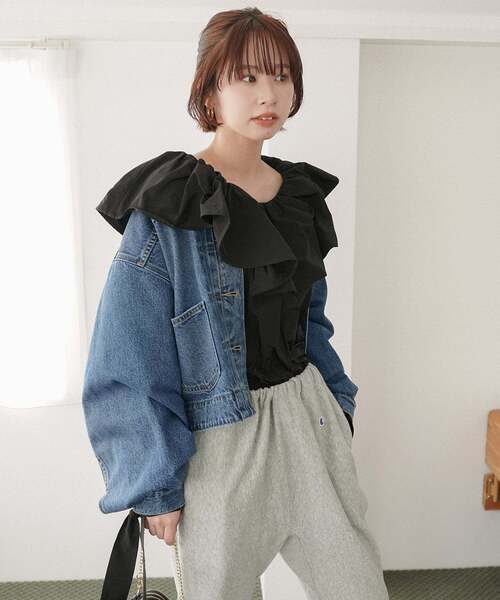 Levi’sリーバイスSLOBE別注BALLOON SLEEVE TRACKER Levi's/リーバイス SLOBE別注 BALLOON SLEEVE TRACKER デニム